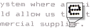 Dot Matrix Example Text
