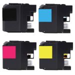 Brother LC203 Black &amp; Color 4-pack High Yield Ink Cartridges