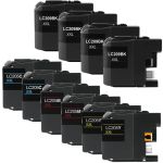 Brother LC209 &amp; LC205 Black &amp; Color 10-pack XXL Ink Cartridges