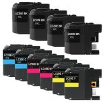 Brother LC20E Black &amp; Color 10-pack High Yield Ink Cartridges