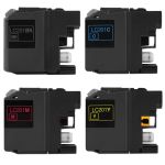 Brother LC201 Black &amp; Color 4-pack Ink Cartridges