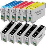 Epson 127 T127 Black &amp; Color 11-pack EHY Ink Cartridges