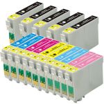 Epson 77 78 T077 T078 Black &amp; Color 15-pack HY Ink Cartridges