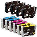 Epson 288XL T288XL Black &amp; Color 10-pack HY Ink Cartridges