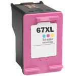 High Yield HP 67 XL Ink Cartridge Tri-color, Single Pack