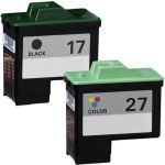Lexmark #17 Black &amp; #27 Color 2-pack Ink Cartridges