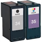 Lexmark #34 Black &amp; #35 Color 2-pack Ink Cartridges