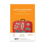 Premium Matte Inkjet Photo Sticker Paper (4 x 6) 20 sheets - 120g