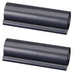 Compatible Brother PC-102RF Fax Thermal Ribbon Refill Rolls - PC-102 - 2-Pack - Black