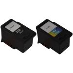 Canon 260 261 Ink Cartridges Combo Pack of 2: 1 Black and 1 Tri-color