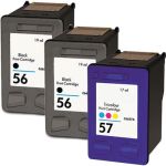 HP 56 Black &amp; HP 57 Color 3-pack Ink Cartridges