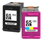 HP 65XL High Yield Black &amp; Color 2-pack Ink Cartridges