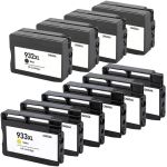 HP 932XL &amp; 933XL Black &amp; Color 10-pack High Yield Ink Cartridges