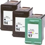 HP 94 Black &amp; HP 97 Color 3-pack Ink Cartridges