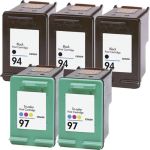 HP 94 Black &amp; HP 97 Color 5-pack Ink Cartridges