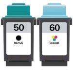 Lexmark #50 Black &amp; #60 Color 2-pack Ink Cartridges