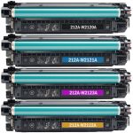 HP W2120A W2121A W2122A W2123A Toner Combo Pack of 4: 1 Black, 1 Cyan, 1 Magenta and 1 Yellow