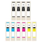 Remanufactured Epson 748 Printer Ink Cartridges Combo Pack of 10 : 4 Black, 2 Cyan, 2 Magenta, 2 Yellow