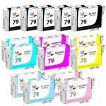 Epson 79 T079 Black &amp; Color 15-pack High Yield Ink Cartridges