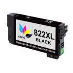 High Yield Epson 822 Black Ink Cartridge XL, Single Pack