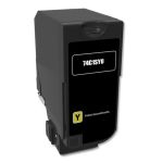 Lexmark 74C1SY0 Toner Cartridge Yellow, Single Pack