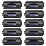 HP 49X (Q5949X) 10-pack High Yield Black Toner Cartridges