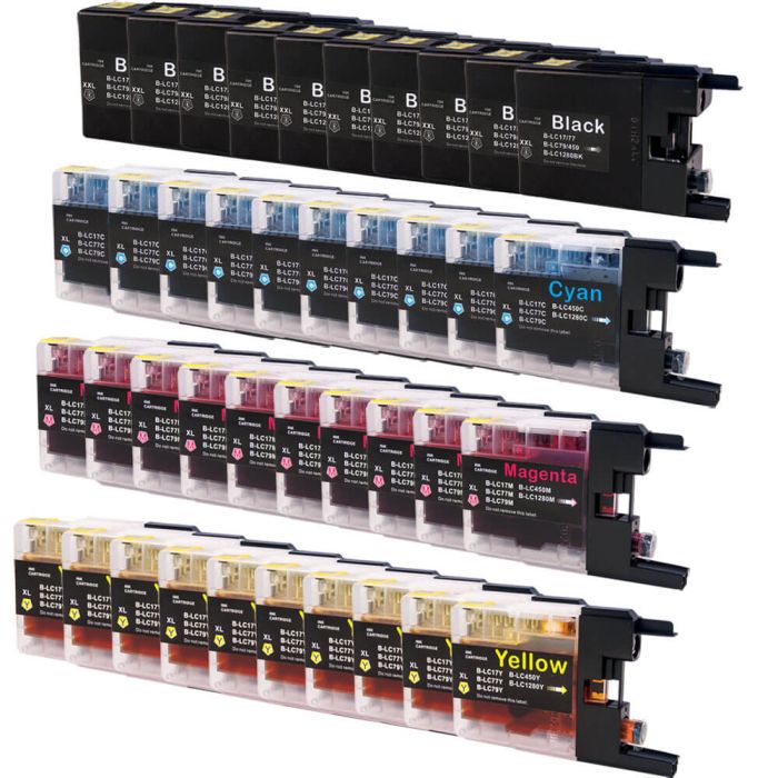 Brother LC79 Black & Color 40-pack Super High Yield Ink Cartridges