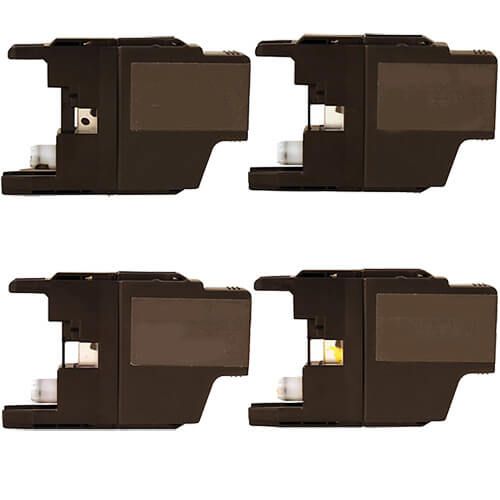 Brother LC75 Black &amp; Color 4-pack High Yield Ink Cartridges