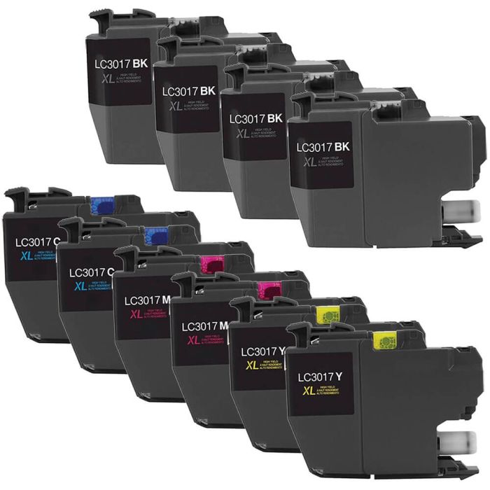Brother LC3017 (10pack) High Yield Ink Cartridges ComboInk