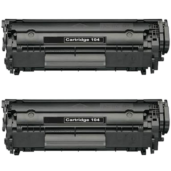 Canon 104 FX9 & FX10 (2-pack) Black Toner Cartridges