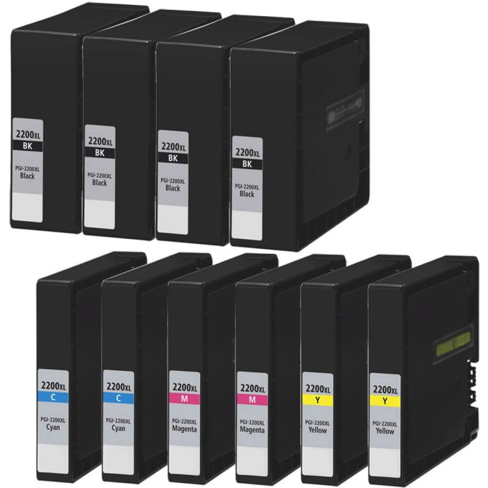 Canon PGI-2200XL Black & Color 10-pack High Yield Ink Cartridges