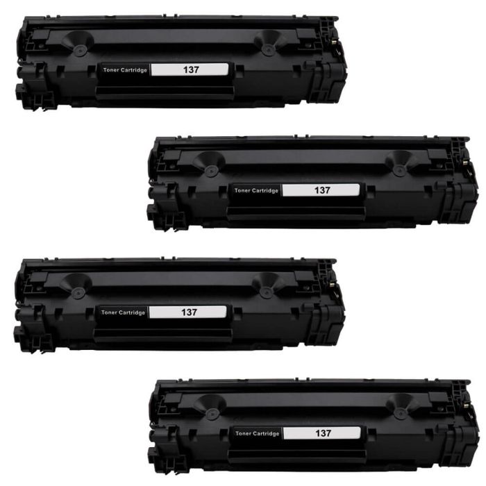 Canon 137 (4-pack) Black Toner Cartridges