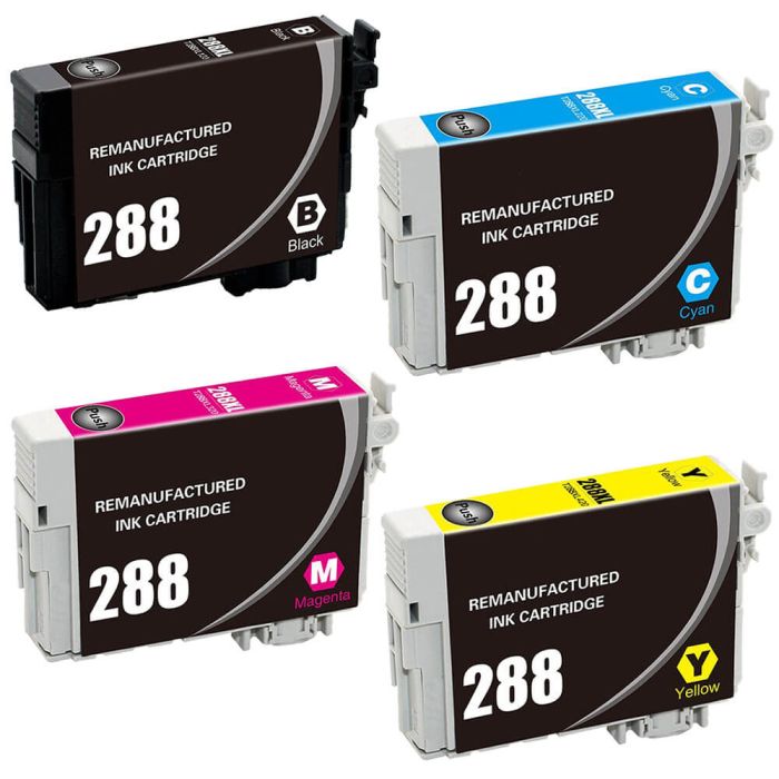 Epson 288 T288 Black & Color 4-pack Ink Cartridges