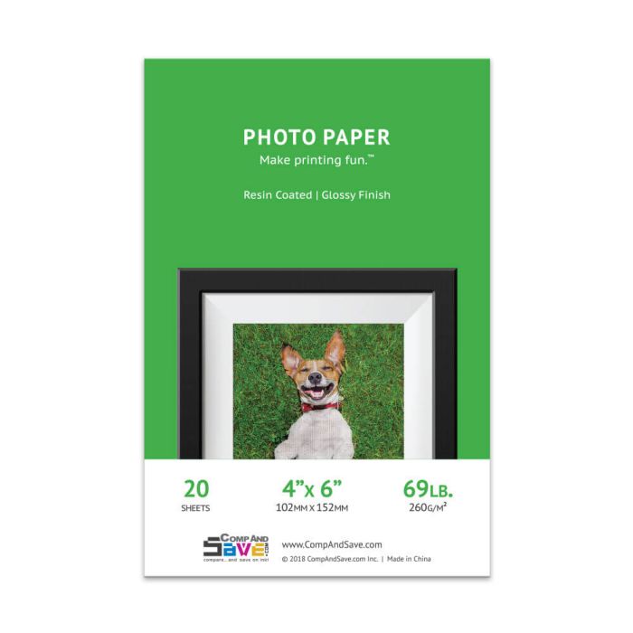 Premium 4x6 Glossy Inkjet Photo Paper