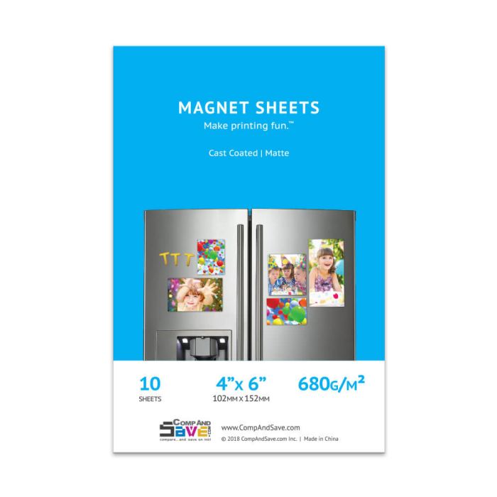 Premium 4x6 Matte Magnet Sheets - 10 sheets