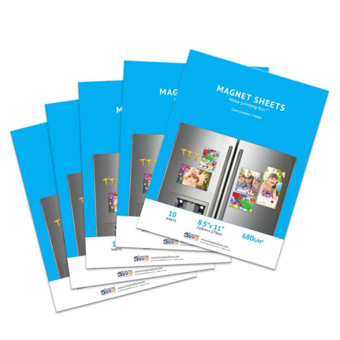 Premium 8.5x11 Matte Magnet Sheets - 50 sheets