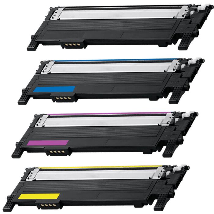 Samsung CLT-407S Black & Color 4-pack Toner Cartridges