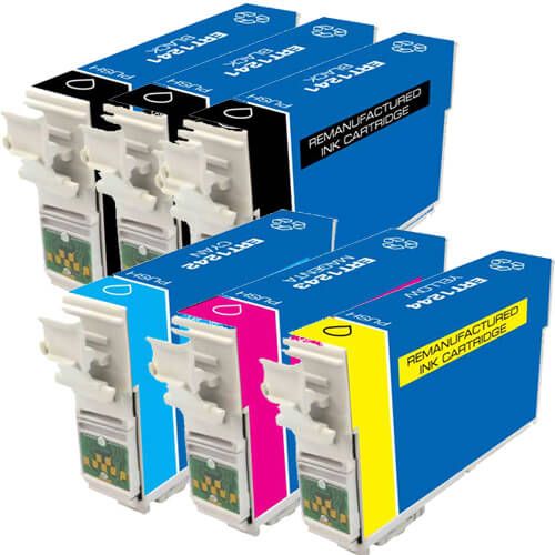 Epson 124 T124 Black & Color 6-pack Ink Cartridges