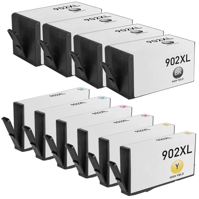 HP 902XL Black & Color 10-pack High Yield Ink Cartridges