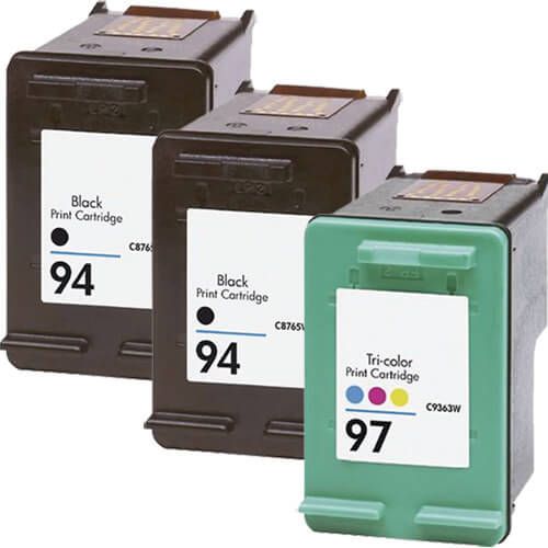 HP 94 Black & HP 97 Color 3-pack Ink Cartridges