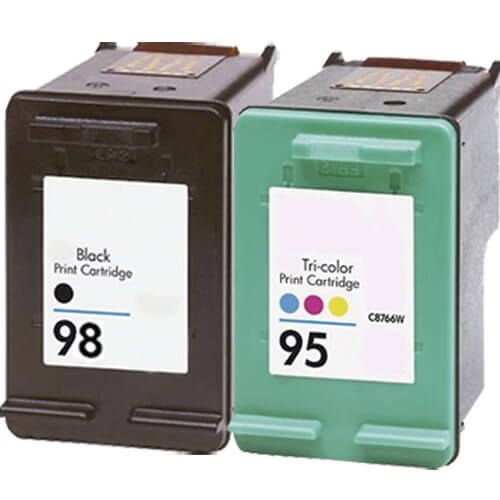 HP 98 Black & HP 95 Color 2-pack Ink Cartridges