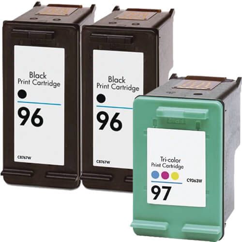 HP 96 Black & HP 97 Color 3-pack Ink Cartridges