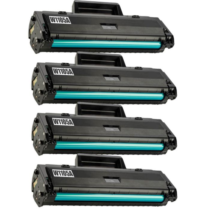 HP W1105A Toner Black Cartridges 4-Pack