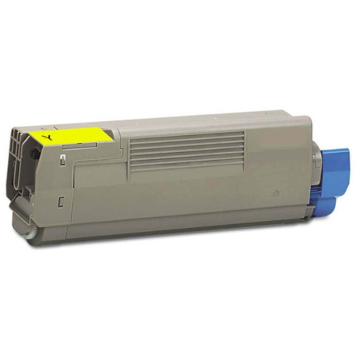 Okidata 44315301 Toner Cartridge Yellow, Single Pack