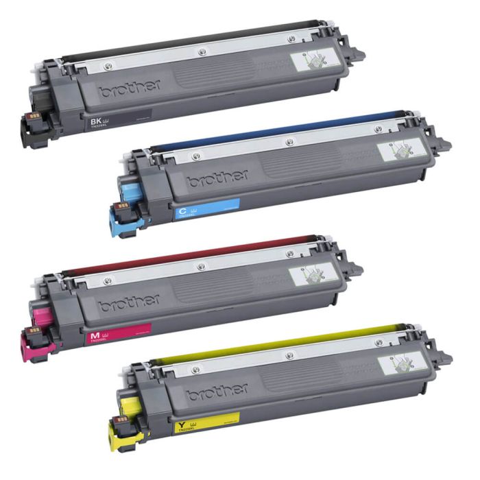 High Yield Brother TN229XL Toner Cartridges Combo Pack of 4: 1 Black, 1 Cyan, 1 Magenta, 1 Yellow