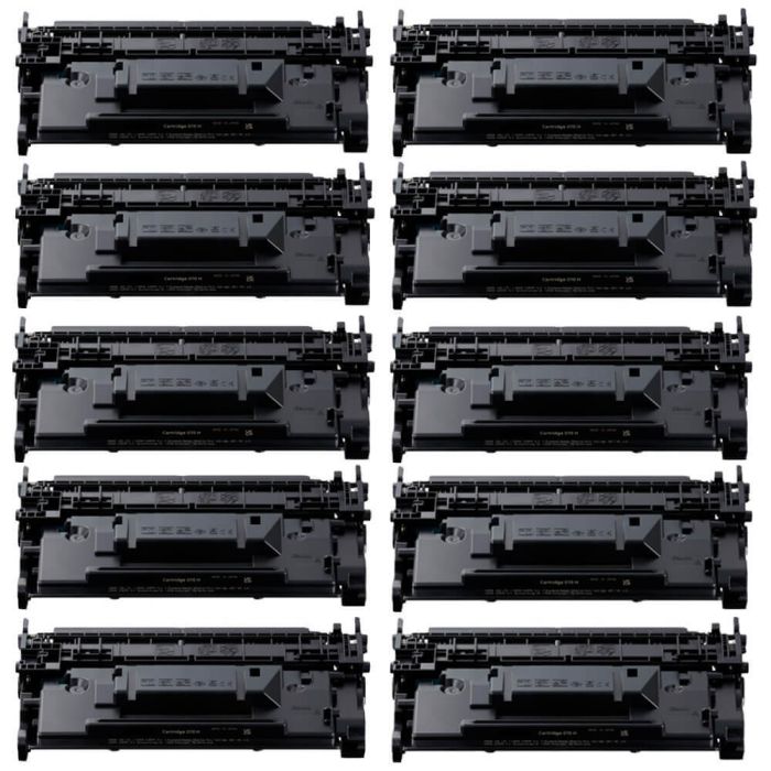 High Yield Canon 070H Cartridges 10-Pack, Black