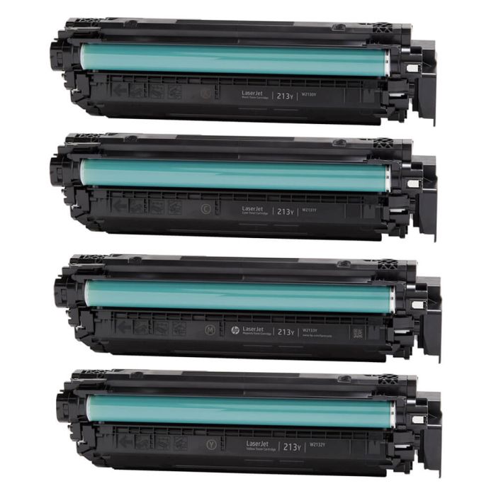 HP 213Y Toner Cartridges Combo Pack of 4: 1 Black, 1 Cyan, 1 Magenta, 1 Yellow