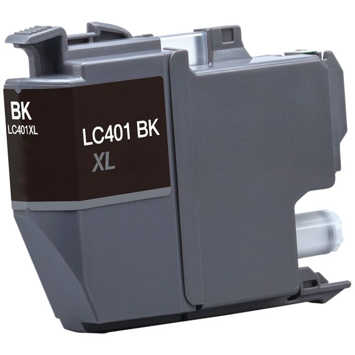 High Yield Brother LC401XLBK Ink Cartridge Black, Single Pack
