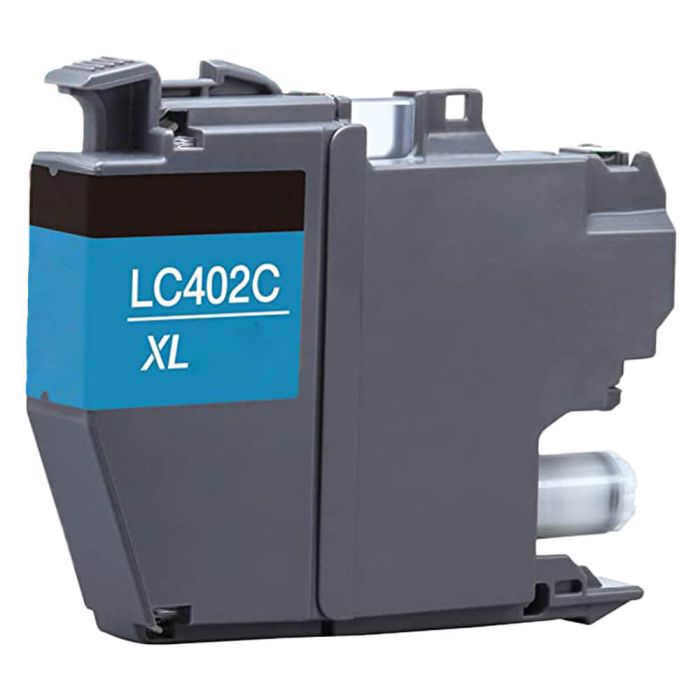 High Yield Brother LC402XLC Ink Cartridge Cyan, Single Pack