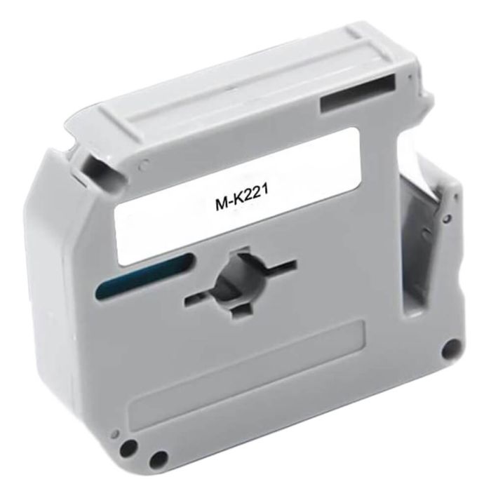 Brother M-K221 Tape Label Cassette Black, Single Pack